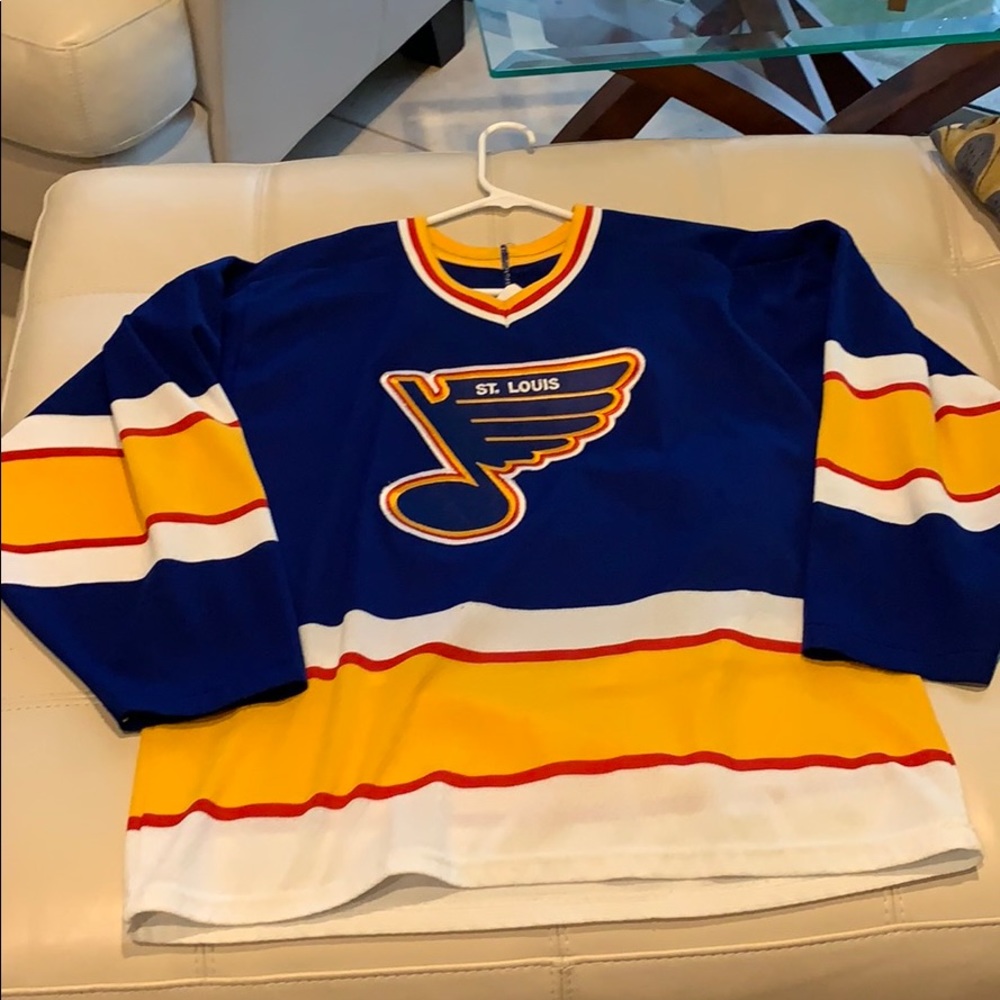 Vintage CCM St. Louis Blues Hockey Jersey